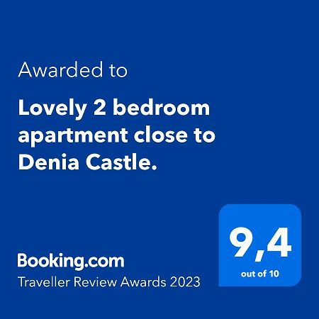 Lovely 2 Bedroom Apartment Close To Denia Castle. Eksteriør billede